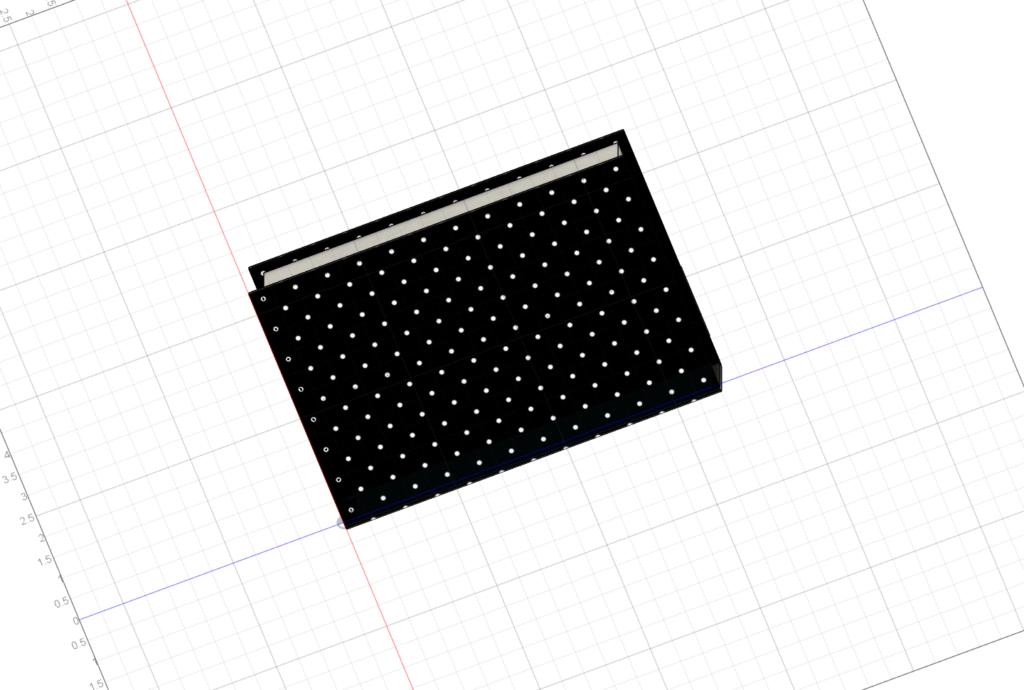 3D model of book, bottom view. 